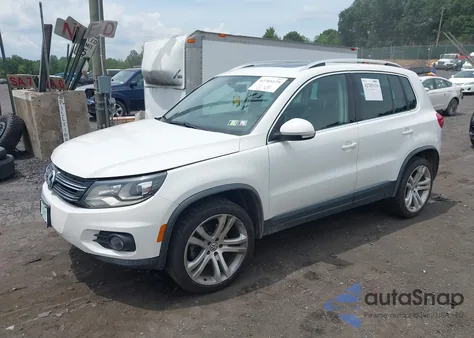 2013 Volkswagen Tiguan Sel from USA, damaged, VIN WVGBV3AX6DW577296